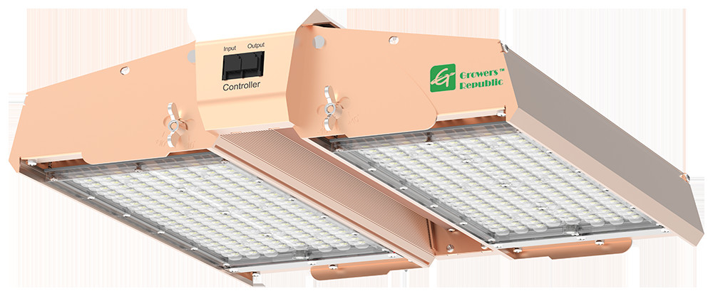 High Efficient L Series Greenhouse LED Grow Lights Champagne Golden Color